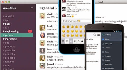 Slack - công cụ chat trong việc theo dõi tiến độ công việc của project