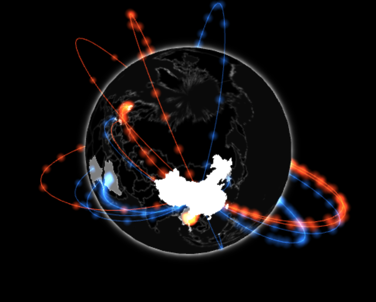 Gio.js - 3D Globe Data Visualization