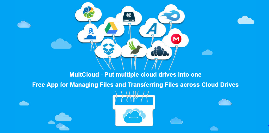 Multcloud - di chuyển, sao chép dữ liệu qua lại giữa các Cloud Drive (Google Drive, Dropbox, ...)