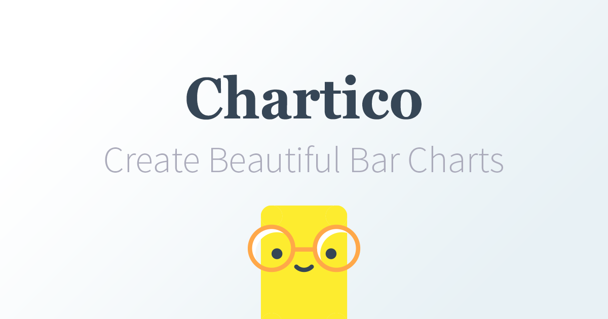 Chartico - Tạo biểu đồ cột nhanh chóng và đơn giản