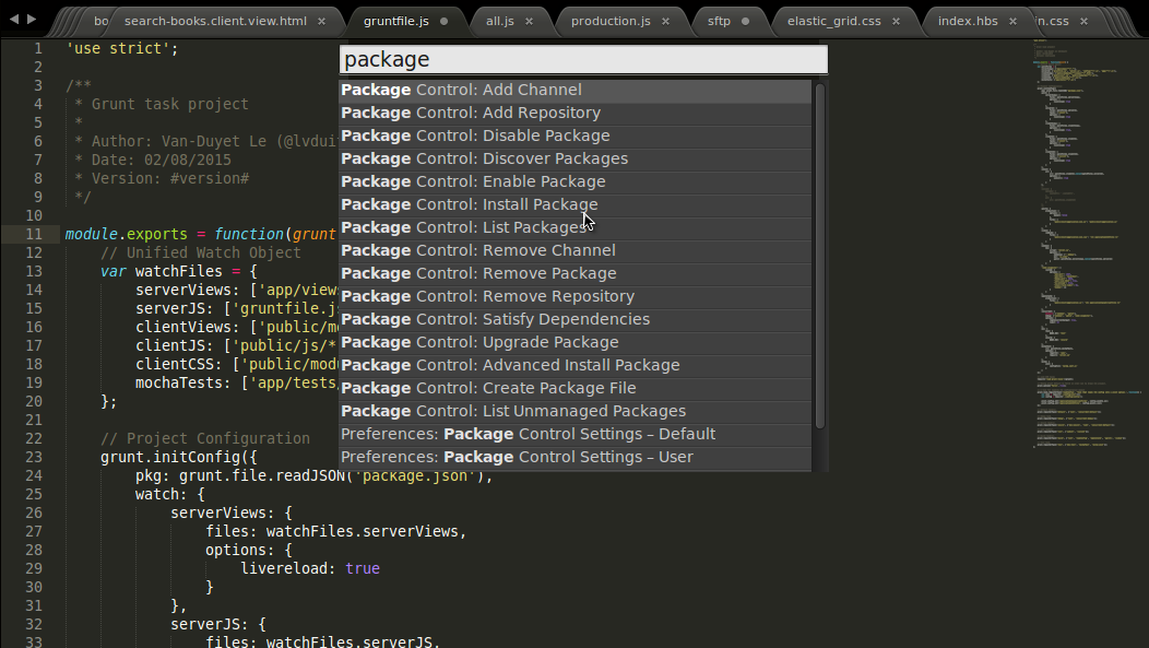 Giao diện phẳng cho Sublime Text