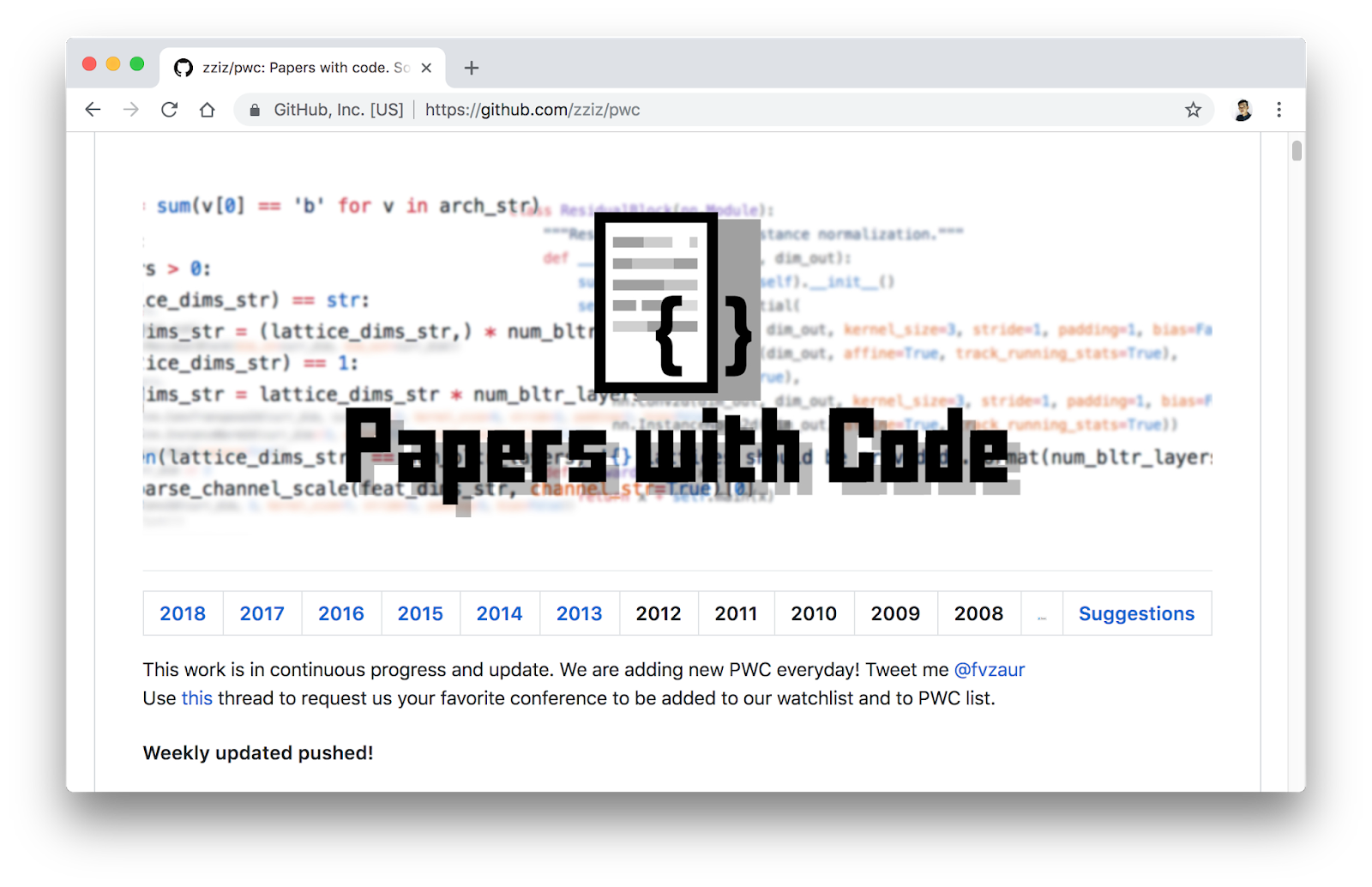 Papers with Code: A Fantastic GitHub Resource for Machine Learning